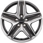 7.5x18 ET53 - LK5/130 ML78.1 Borbet CWZ mistral anthracite glossy polished