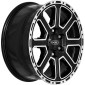 7x16 ET30 - LK6/139.7 ML67.1 Dotz Kalahari black polished