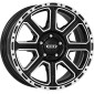8x17 ET35 - LK6/139.7 ML67.1 Dotz Kalahari black polished
