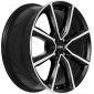 6.5x16 ET37 - LK4/100 ML60.1 Dezent TN black polished