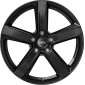 6.5x17 ET43 - LK5/112 ML57.1 Dezent TU black