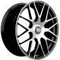 8.5x20 ET30 - LK5/112 ML66.6 MAM GT1 black front polish