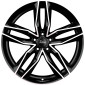 8.5x19 ET30 - LK5/112 ML66.6 MAM RS3 black front polish