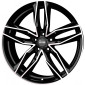 8.5x19 ET45 - LK5/112 ML66.6 MAM RS3 black front polish