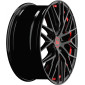 8.5x19 ET40 - LK5/114.3 ML72.6 MAM RS4 black painted red inside