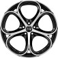 8x18 ET30 - LK5/110 ML65.06 MSW MSW 82 gloss black full polished