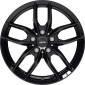 8x19 ET57 - LK5/112 ML66.6 Autec Typ BV - Bavaris schwarz