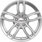 8x18 ET38 - LK5/112 ML66.5 Autec Typ MC - Mercador brillantsilber