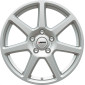 6.5x16 ET43 - LK5/112 ML57.1 Autec Typ TE - Tallin ECE brillantsilber lackiert