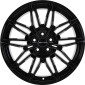 8x18 ET43 - LK5/112 ML66.6 GMP Specter black glossy