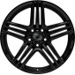 7.5x17 ET35 - LK5/100 ML63.4 2DRV WH12 schwarz glänzend lackiert