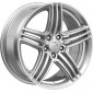 8x18 ET45 - LK5/112 ML66.6 2DRV WH12 race silber lackiert