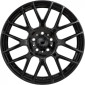 7.5x17 ET35 - LK5/100 ML63.4 2DRV WH26 schwarz glänzend lackiert