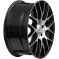 10x22 ET33 - LK5/120 ML72.6 2DRV WH26 schwarz hochglanzpoliert