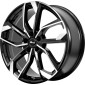 6.5x17 ET44 - LK5/112 ML66.6 RC-Design RC34 schwarz front-poliert