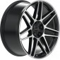 10x22 ET21 - LK5/130 ML84 Proline PFG forged black matt polished