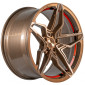 9x20 ET35 - LK5/112 ML73.1 Corspeed Kharma higloss-bronze brushed surface undercut trimline red