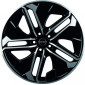 9x21 ET40 - LK5/112 ML66.5 Borbet TX black polished glossy