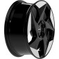 8x19 ET45 - LK5/112 ML57.1 Alutec Solar diamant-schwarz frontpoliert