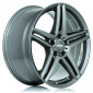 7x17 ET44.5 - LK5/112 ML66.5 Rial M10 metal-grey