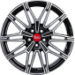 8.5x19 ET30 - LK5/112 ML66.65 MAM B3 black front polish
