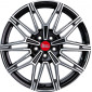 8.5x19 ET45 - LK5/112 ML66.65 MAM B3N black front polish