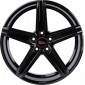 8.5x19 ET45 - LK5/114.3 ML72.6 MAM OX-18 black painted