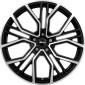 10x21 ET54 - LK5/112 ML66.6 Brock B41 schwarz front-poliert