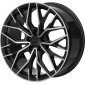 8.5x19 ET46 - LK5/114.3 ML72.6 2DRV WH37 schwarz hochglanzpoliert