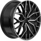8.5x20 ET42 - LK5/112 ML66.6 2DRV WH37 schwarz hochglanzpoliert
