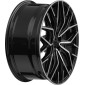 8.5x20 ET42 - LK5/112 ML66.6 2DRV WH37 schwarz hochglanzpoliert