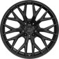 8.5x20 ET48 - LK5/108 ML63.4 2DRV WH37 schwarz glanz lackiert