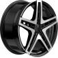 9x20 ET30 - LK5/130 ML84.1 2DRV WH38 schwarz hochglanzpoliert