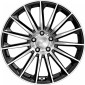 8.5x19 ET45 - LK5/112 ML66.6 2DRV WH39 schwarz hochglanzpoliert