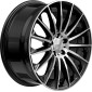 8.5x19 ET45 - LK5/112 ML66.6 2DRV WH39 schwarz hochglanzpoliert