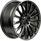 8.5x19 ET45 - LK5/112 ML66.6 2DRV WH39 dark gunmetal lackiert mit hochglanzpoliertem Felgenbett