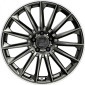 9x20 ET35 - LK5/112 ML66.6 2DRV WH39 dark gunmetal lackiert mit hochglanzpoliertem Felgenbett