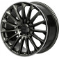 9x20 ET35 - LK5/112 ML66.6 2DRV WH39 dark gunmetal lackiert mit hochglanzpoliertem Felgenbett