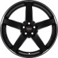 8.5x20 ET38 - LK5/112 ML79.6 Momo Five black matt polish