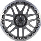 9x20 ET40 - LK5/120 ML72.6 Etabeta Combat CV anthracite matt lip + cap polished