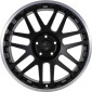9x20 ET40 - LK6/114.3 ML66.1 Etabeta Combat black matt lip polished