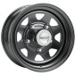 8x18 ET24 - LK6/139.7 ML93 Dotz Dakar black (ohne Nabenbecher)