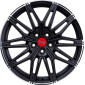 8.5x19 ET30 - LK5/112 ML66.65 MAM B3N matt black lip polish