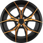 8.5x19 ET45 - LK5/112 ML72.6 Keskin KT19N Angel matt black front copper