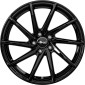 8.5x19 ET45 - LK5/112 ML66.6 Brock B37 schwarz lackiert