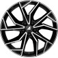 7x17 ET40 - LK5/112 ML57.1 Alutec ADX.02 diamant-schwarz frontpoliert