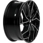 9x20 ET38.5 - LK5/108 ML70.1 Alutec ADX.02 diamant-schwarz frontpoliert