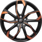 8x18 ET40 - LK5/112 ML57.1 RC-Design RC34 black orange matt
