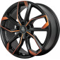 8x18 ET40 - LK5/112 ML57.1 RC-Design RC34 black orange matt