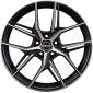 8x19 ET50 - LK5/112 ML57.1 Borbet QX black polished matt